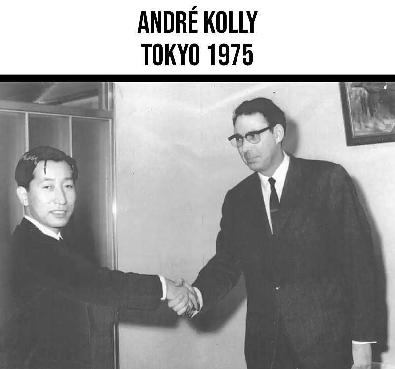 André Kolly à Tokyo en 1975